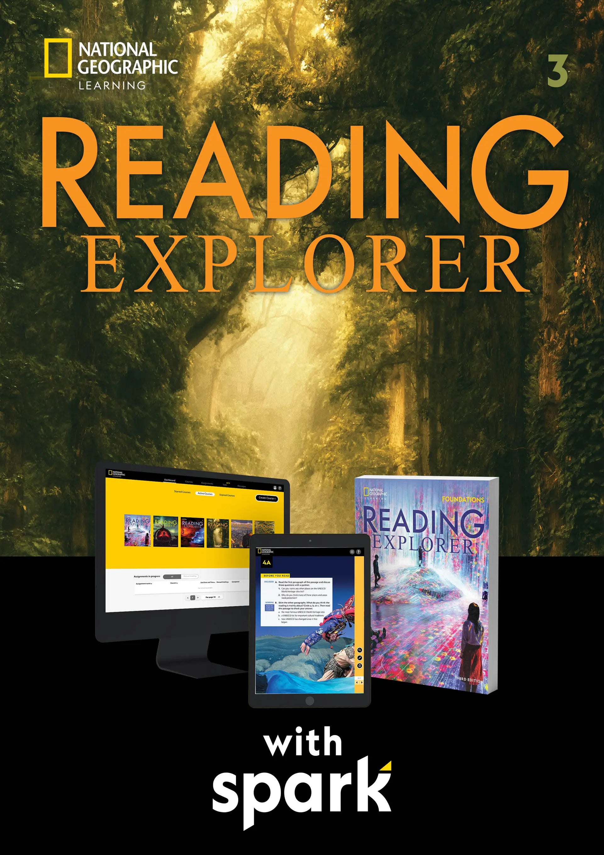 Reading Explorer 3 with the Spark platform, 3rd Edition
