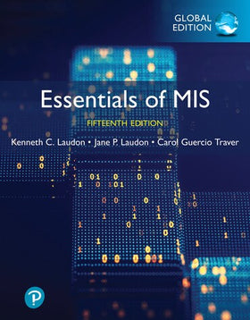 Essentials of MIS, Global Edition, 15th edition MyLab MIS
